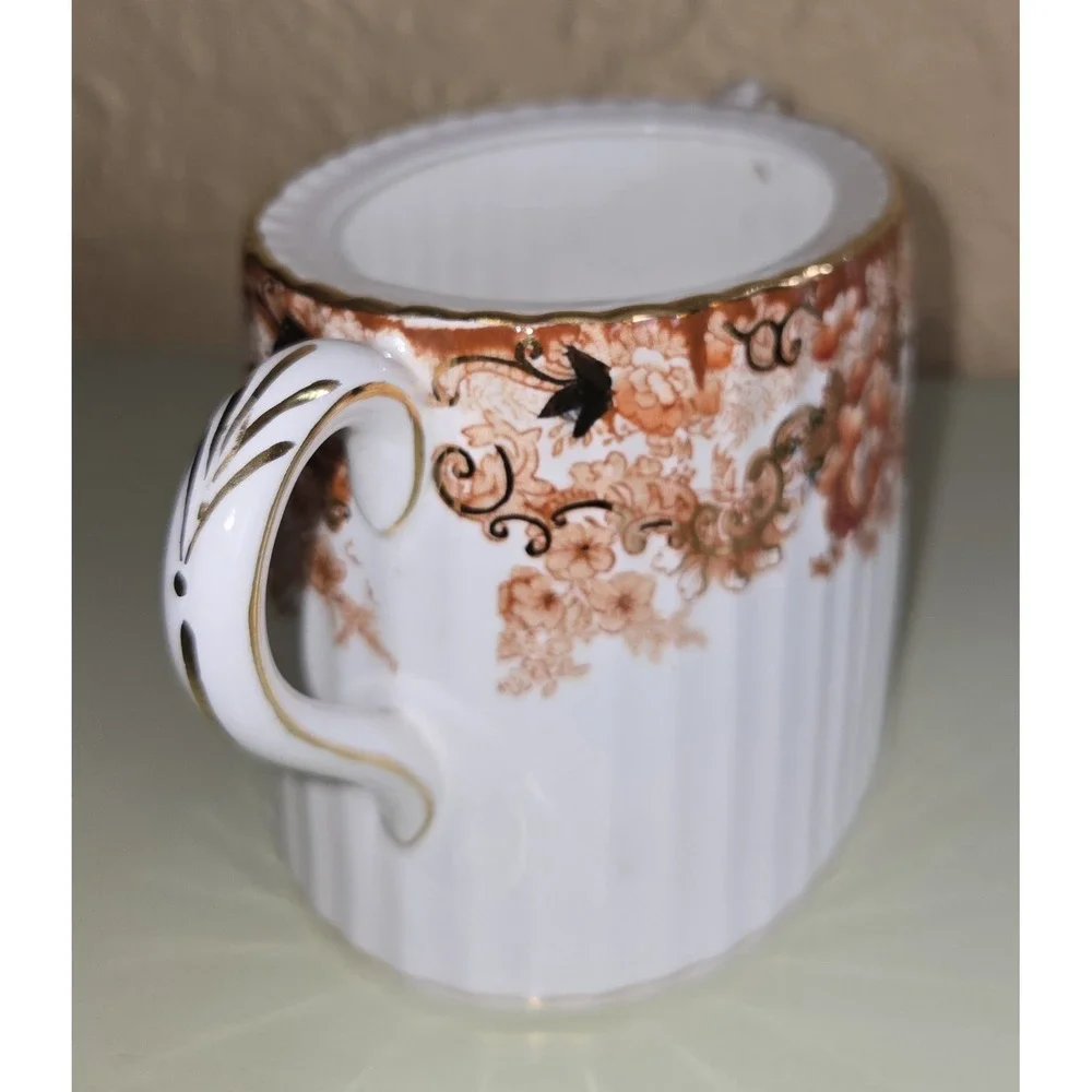 Antique Sugar Bowl  By Samuel Radford, Fenton. Victorian Rust 1800's (#17)